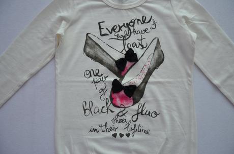 Predĺžené tričko s balerínkami, benetton,110