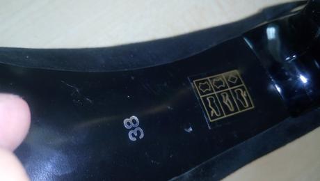 Lodičky z brúsenej kože zn. stifbut taliansko, 38