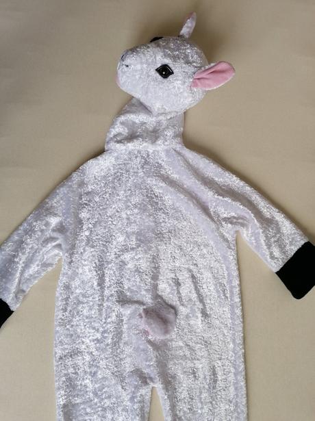 Ovečka karnevalový kostým veľ. 98-110,