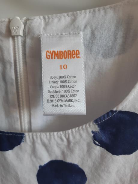 Šatky, gymboree,140