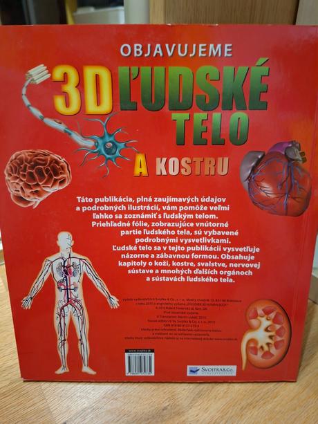 Objavujeme 3d ľudské telo interaktívna kniha s p, 