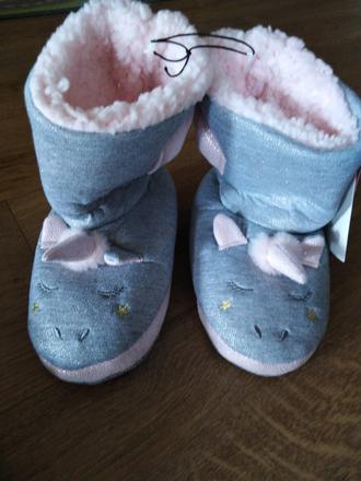 Zateplene papuče s visackou, 32