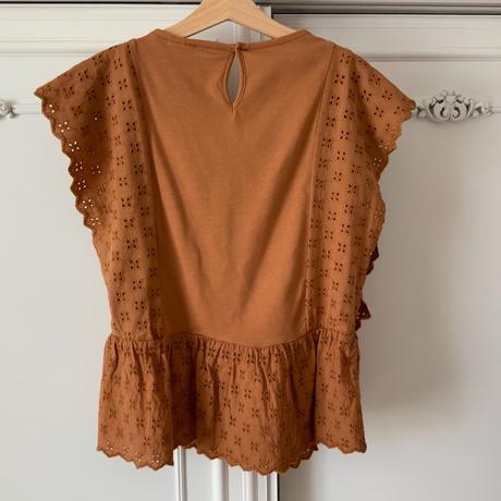 Bavlnené čipkované tričko zara, zara,152