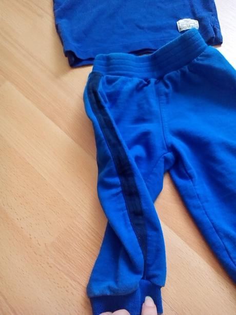 Tričko+teplaky, topomini,80