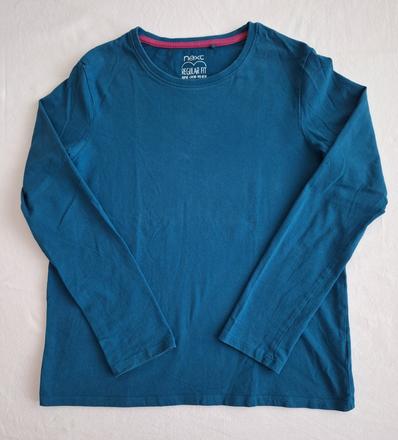 Tričko tyrkysovo-machové, next,164