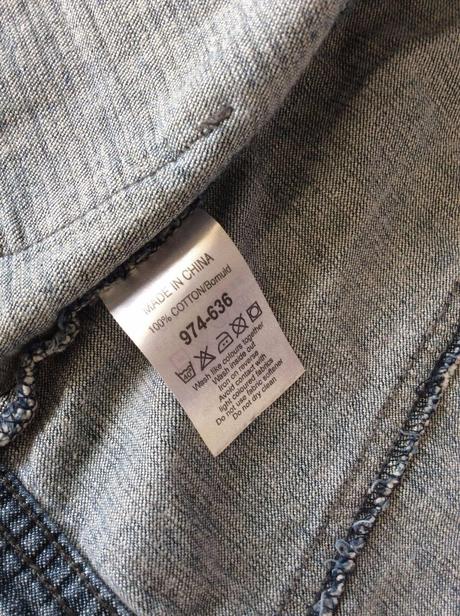 Trendová riflová vestička, next,110