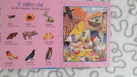 Puzzle knizka a4 v anglictine,