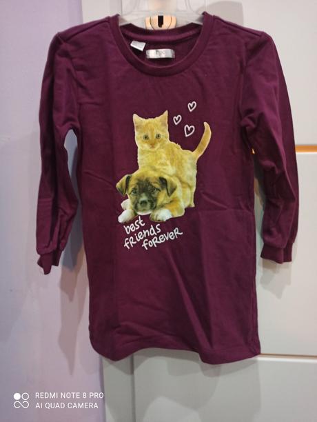 Svetrík psík a mačička, bonprix,116