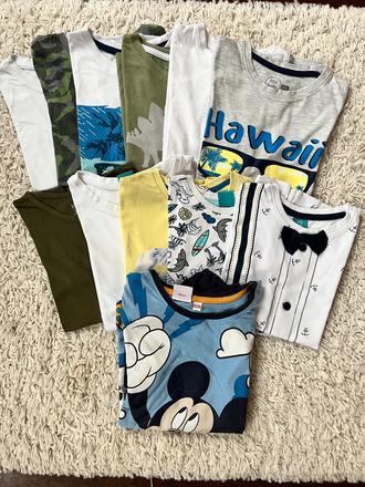 Balík tričiek a pyžamo, 122–134