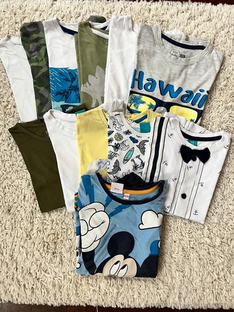 Balík tričiek a pyžamo, 122–134