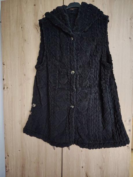 Tepla teddy vesta, dve farby plus size, 4xl / xxl / xxxl