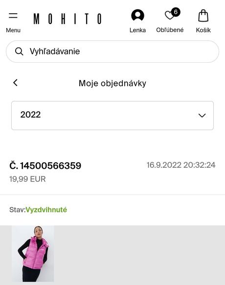 Dámska vesta bez rukávov, mohito,40