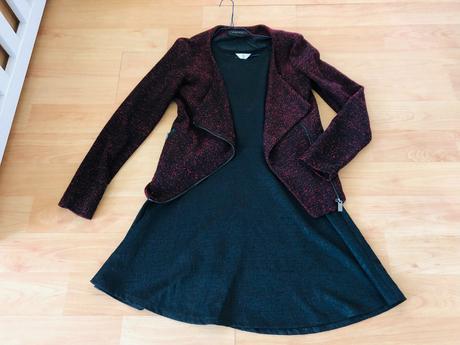 Čierne vzorkované šaty, pepco,s