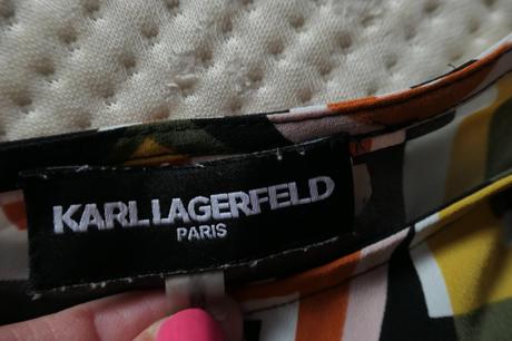 Karl lagerfeld original krasna,kvalitna bluzka/top, m