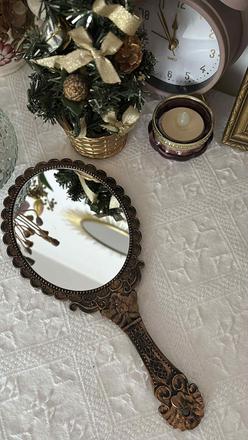 Elegantné vintage zrkadlo do ruky, 