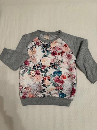 Tričko/jemna mikinka, zara,116