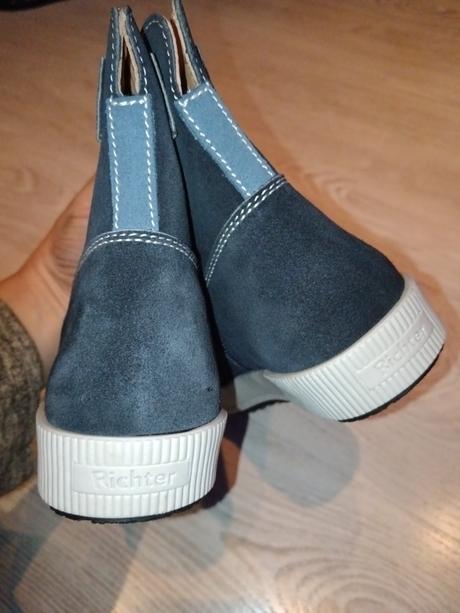 Kožené čižmy veľ. 36, richter,36