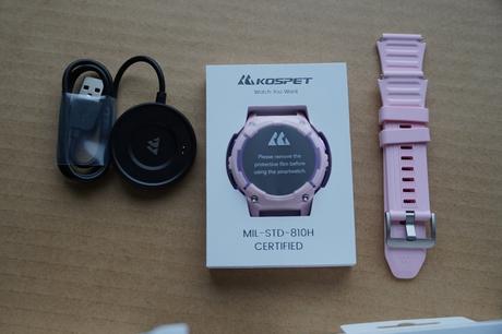 Ružové smartwatch kospet tank s2 pink, 