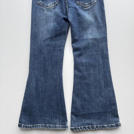 Rozšírené elastické rifle s opaskom, 128 / 140 / 152