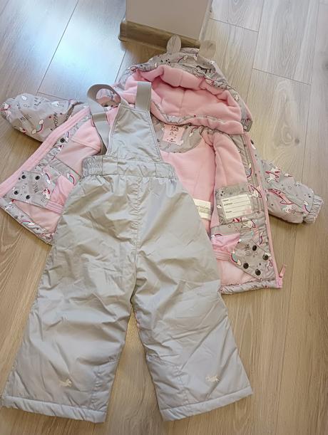Komplet na zimu bunda+ oteplovaky, 98