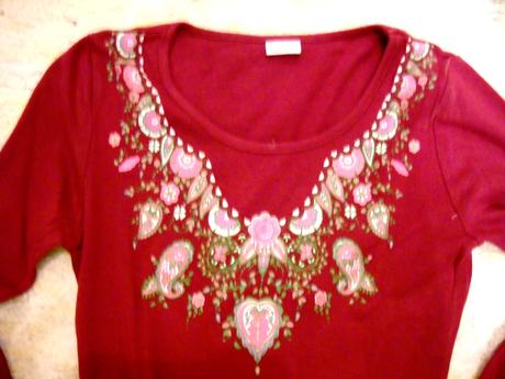 Tričko s ornamentmi, m