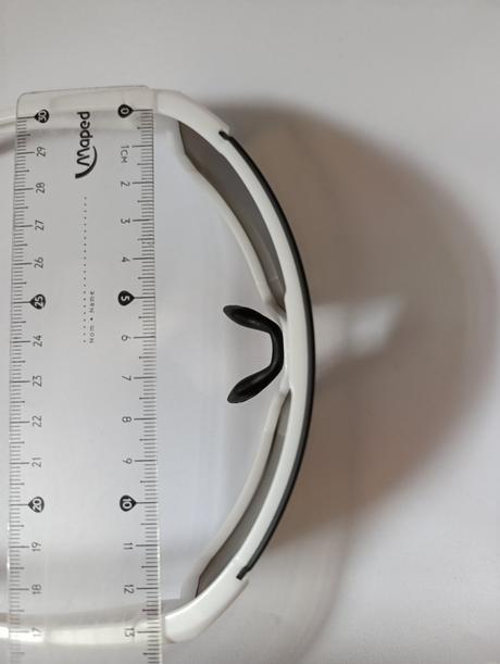 Cyklistické športové slnečné okuliare biely rám, 