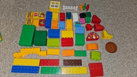 Lego duplo viac ako 120 dielov, zvierata, postavič, 