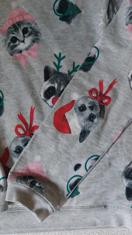 Vianočné tričko, h&m,134