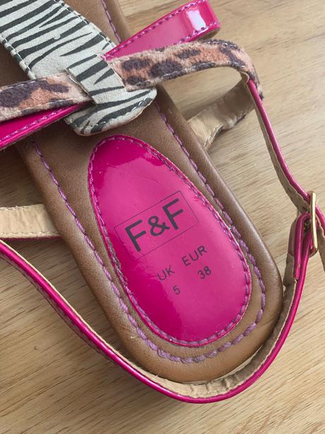 Sandale veľ.38, f&f,38