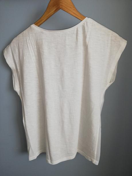 Biely vyšívaný top s korálkami značky bonita, 36