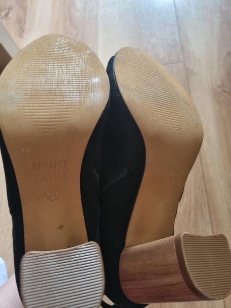 Čierne kotníkové topánky jenny fairy, 37