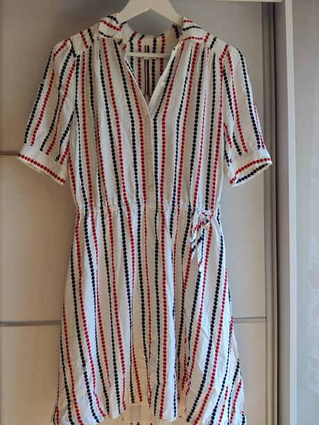 Tommy hilfiger monogram letné krásne šaty, tommy hilfiger,m