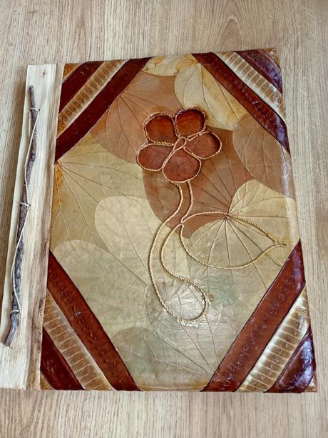 Album na fotky prírodný - handmade, 