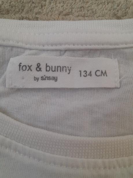 Predám dievčenské tričko, fox & bunny,134
