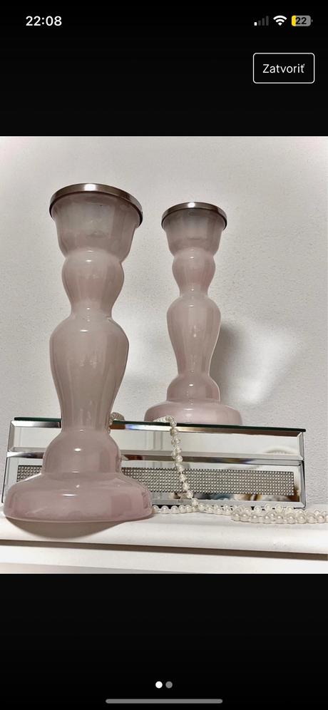 2x luxusný svietnik,