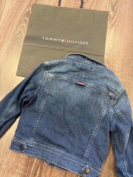 Tommy hilfiger štýlova riflova bunda č.110, tommy hilfiger,110