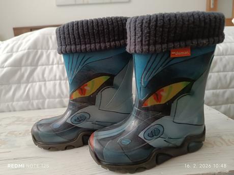 Prechodné gumené čižmy, demar,24