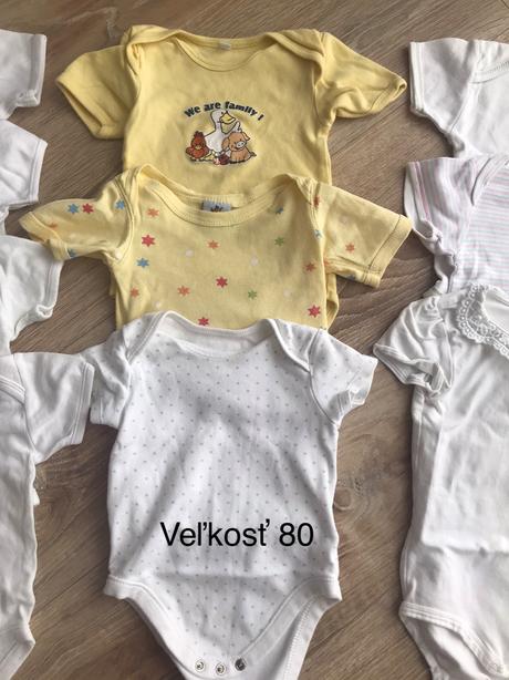 14 ks - body s krátkym rukavom, 74