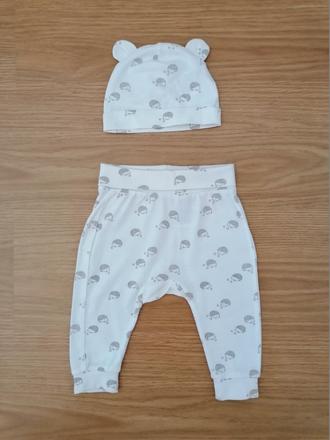 2-dielna súprava - nohavice a čiapočka, h&m,68