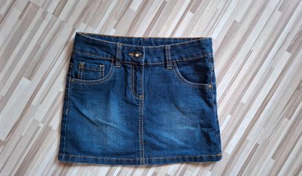 Riflová sukňa 134, h&m,134