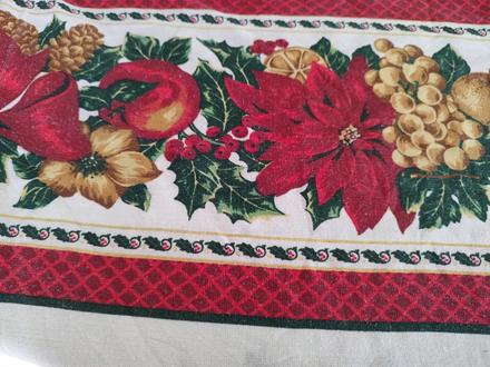 Vianočný bavlnený obrus, 