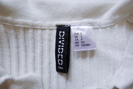 Vrúbkované tričko h&m divided, h&m,s