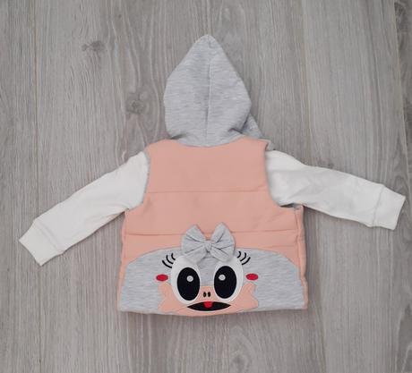 Komplet veľ. 74 - vesta, tričko, legíny, 74