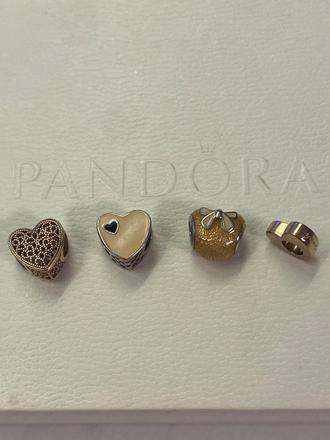 Pandora korálky srdiečka, pandora