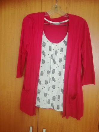 Svetrik s bluzkou, l