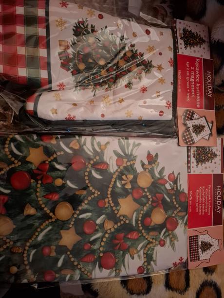 Kuchynská zástera a rukavice, 