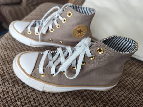 Hnedo -zlaté converse, converse,35