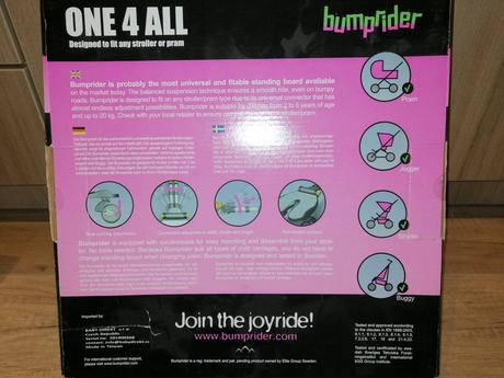 Univerzálny skejtik bumprider, bumprider