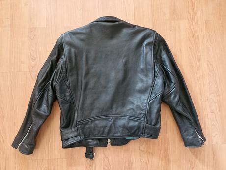 Vintage kožená bunda, l