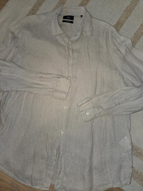 Pánska ľanova košeľa xl, c&a,xl